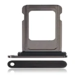 For Apple iPhone 15 Pro, 15 Pro Max Sim Card Holder Black Titanium OEM