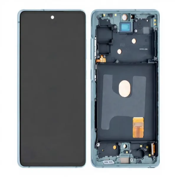 Samsung Galaxy S20 FE LCD Display With Frame Cloud Mint Service Pack
