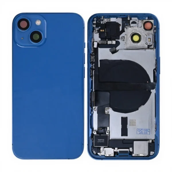 For Apple iPhone 13 Housing With Small Parts Blue OEM