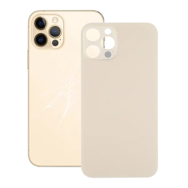 Battery Cover iPhone 12 Pro no Logo - Goud