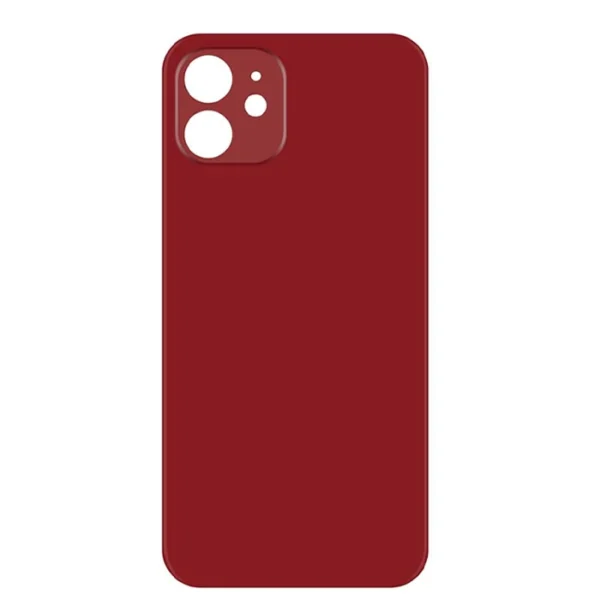 Battery Cover iPhone 12 no Logo - Rood