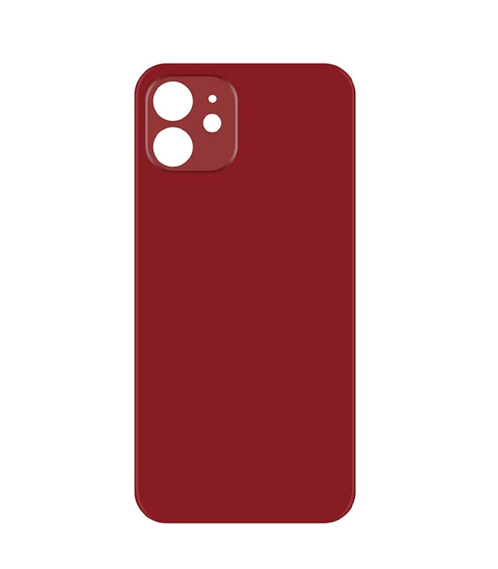 Battery Cover iPhone 12 no Logo - Rood