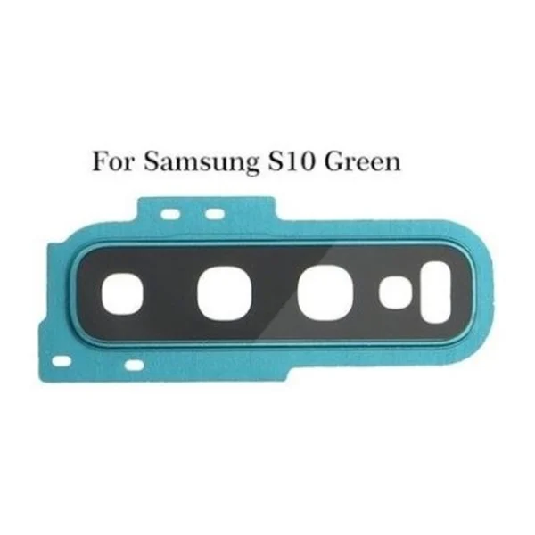 Galaxy S10 G973 - Camera Lens with Frame - Groen