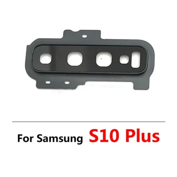 Galaxy S10 Plus G975 - Camera Lens with Frame - Zwart