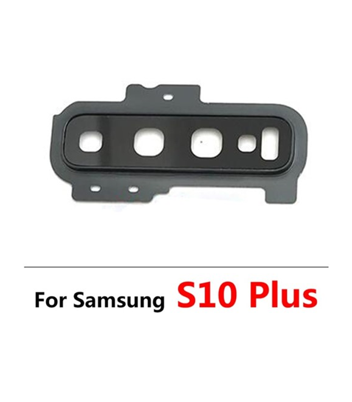 Galaxy S10 Plus G975 - Camera Lens with Frame - Zwart