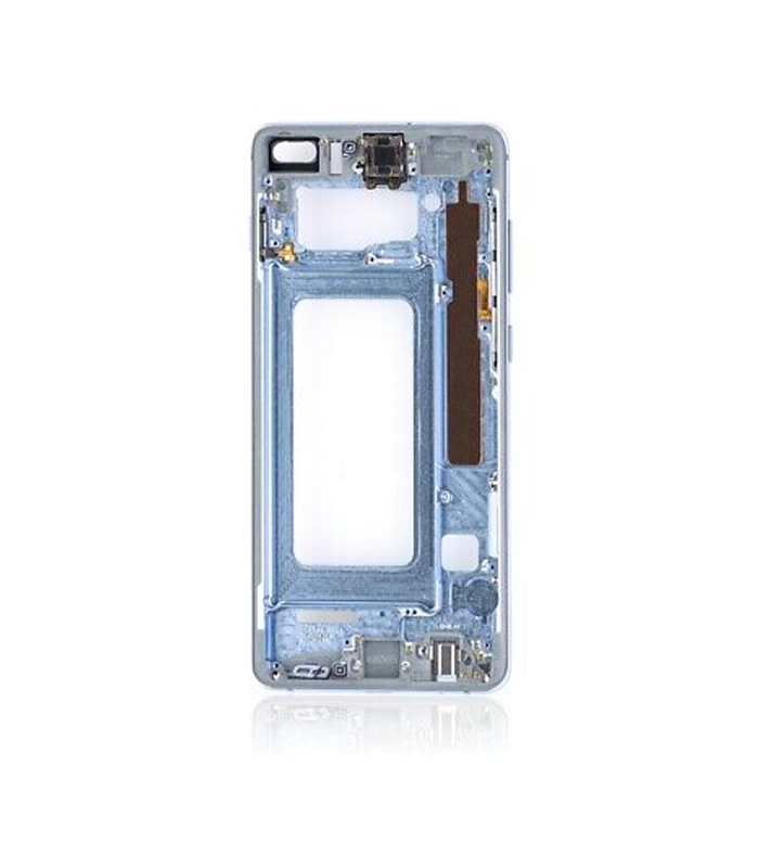 Galaxy S10 Plus - Middle Housing with Frame - Blauw