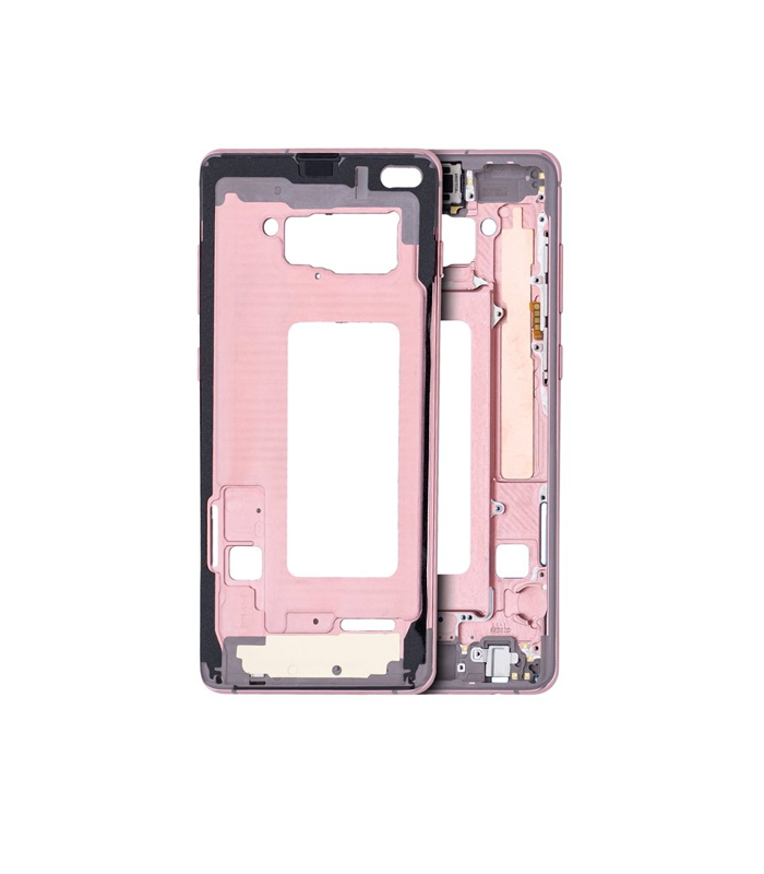Galaxy S10 Plus - Middle Housing with Frame - Pink
