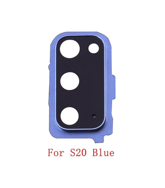 Galaxy S20 - Camera Lens with Cover - Blauw