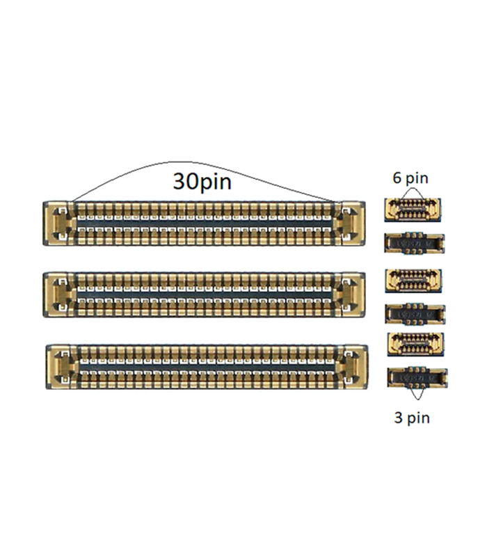 Galaxy S22 S22+ S22 Ultra - Connectors Set 4xst.