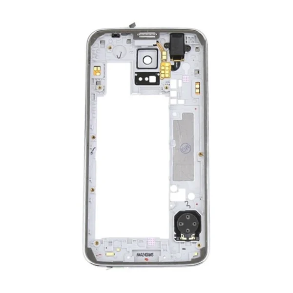 Galaxy S5 G900 - Middle Housing with Frame - Zilver