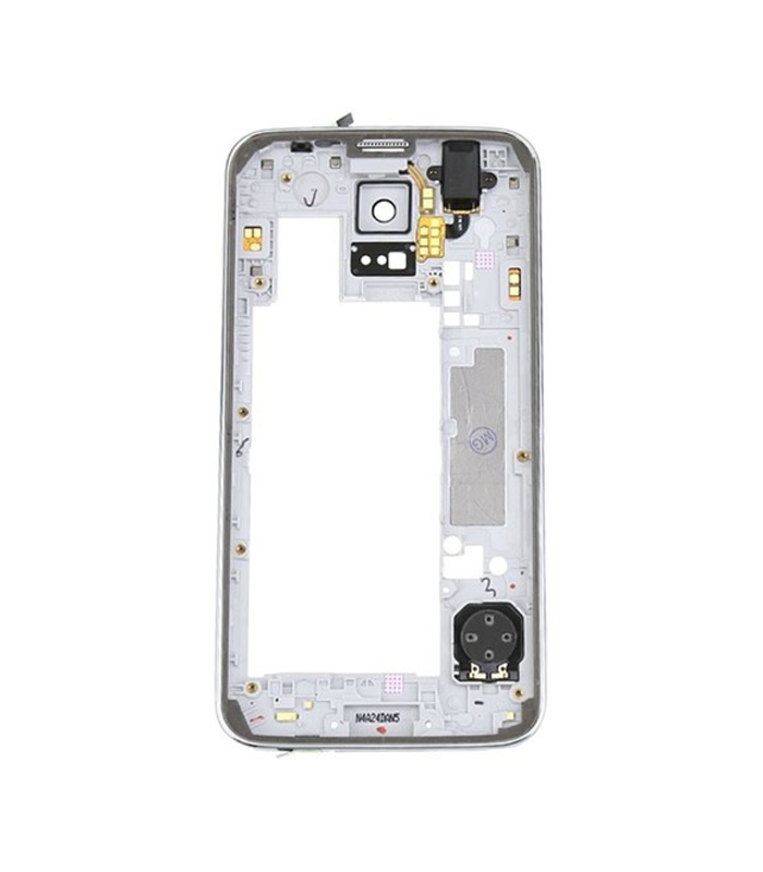 Galaxy S5 G900 - Middle Housing with Frame - Zilver
