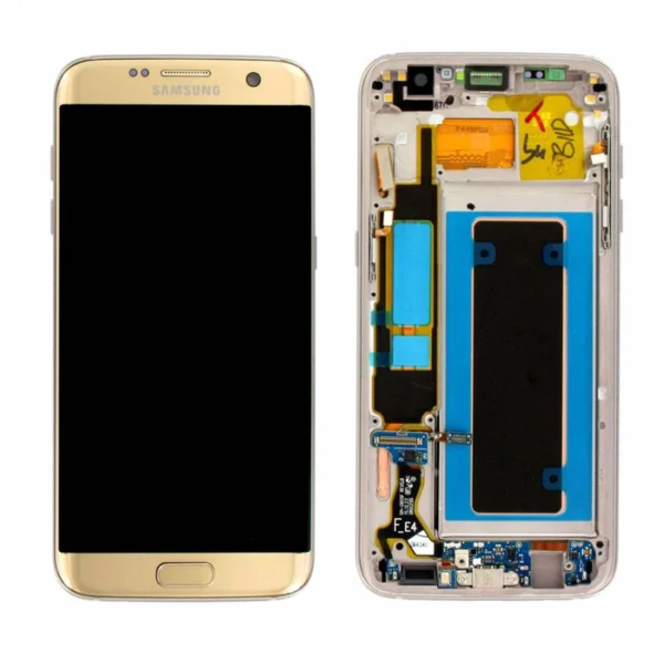 Galaxy S7 Edge G935 - Front LCD Housing - Goud