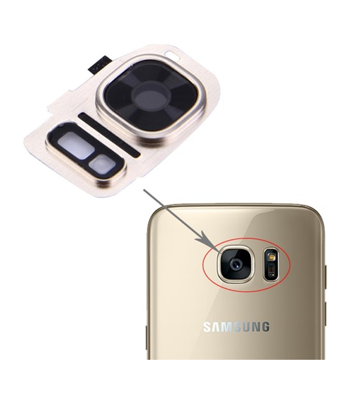 Galaxy S7 G930 - Camera Lens Cover - Goud