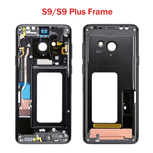 Galaxy S9 G960 - Middle Housing with Frame - Blauw