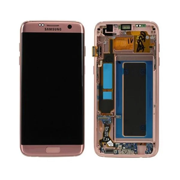 LCD Complete Refurbished Galaxy S7 Edge G935 - Pink