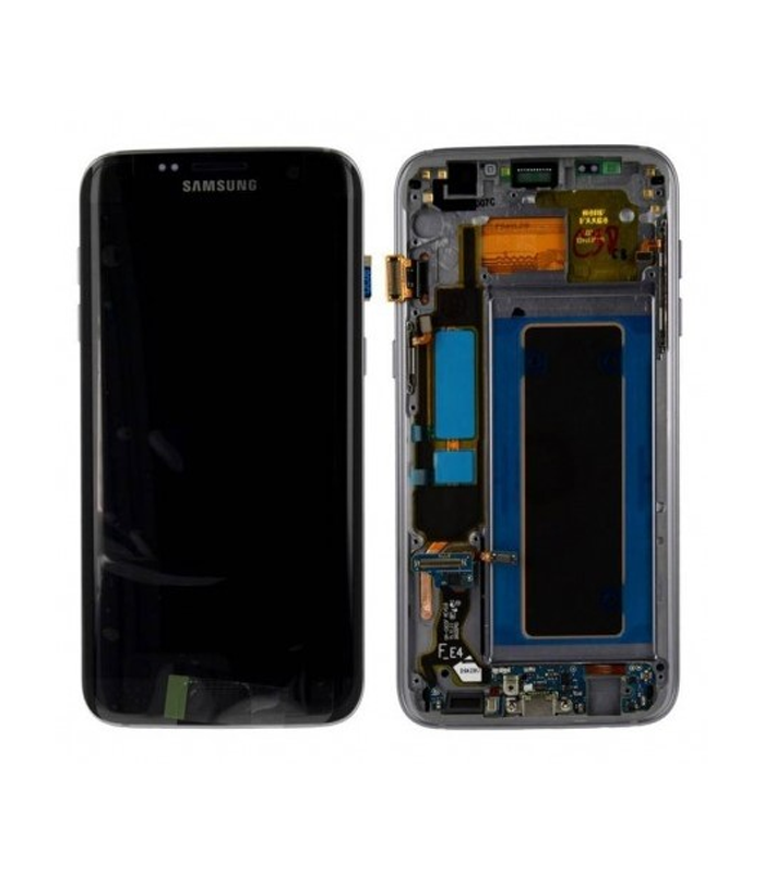 LCD Complete Refurbished Galaxy S7 Edge G935 - Zwart