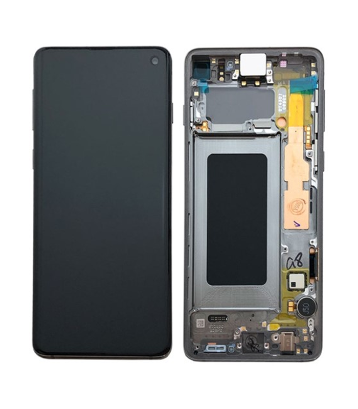 LCD Display Service Pack Galaxy S10 G973 GH82-18850A- Zwart