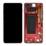 LCD Display Service Pack Galaxy S10 Plus G975 GH82-18849H - Rood