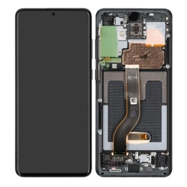 LCD Display Service Pack Galaxy S20 Plus G985 GH82-22145A - Zwart