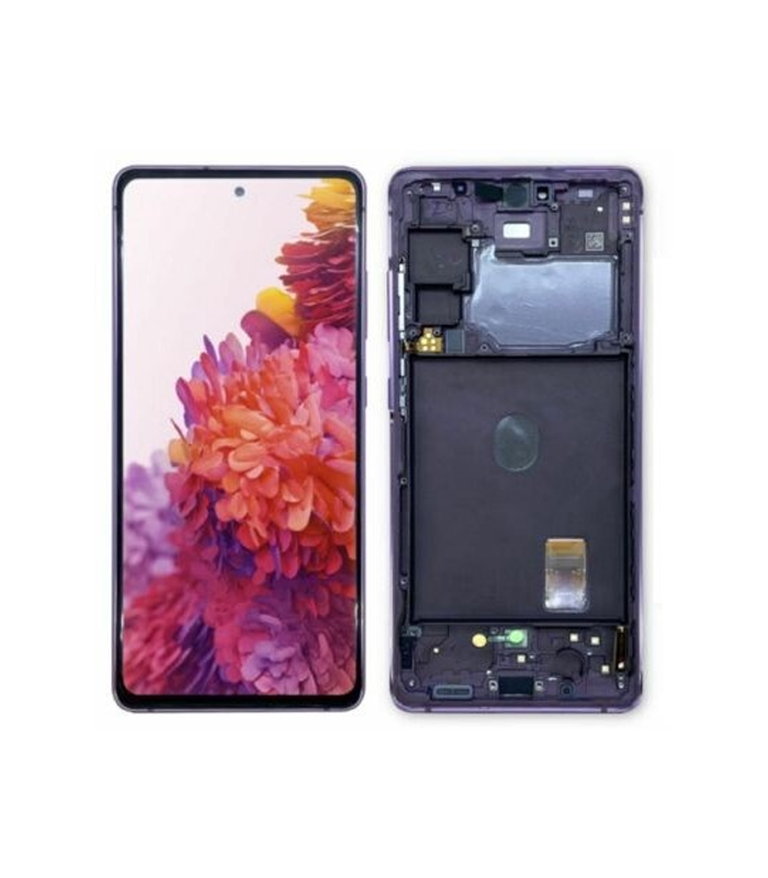 LCD Display Service Pack Galaxy S20FE 4G G780 GH82-24220C - Paars