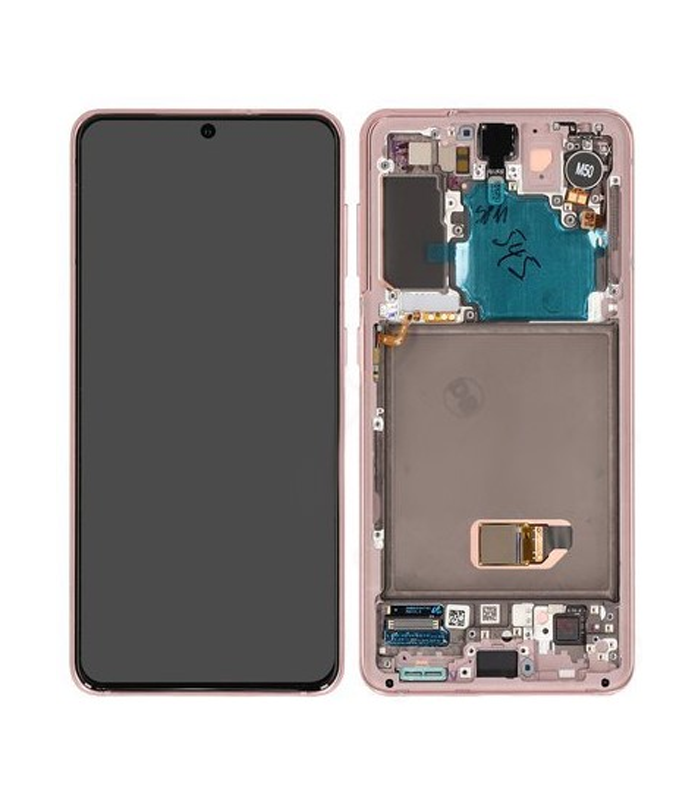 LCD Display Service Pack Galaxy S21 G991 GH82-24716D- Pink