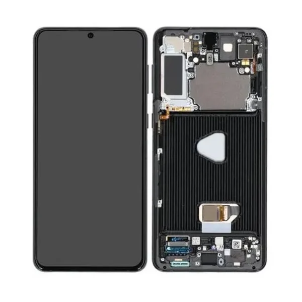 LCD Display Service Pack Galaxy S21 Plus G996 GH82-27268A (no Camera) - Zwart