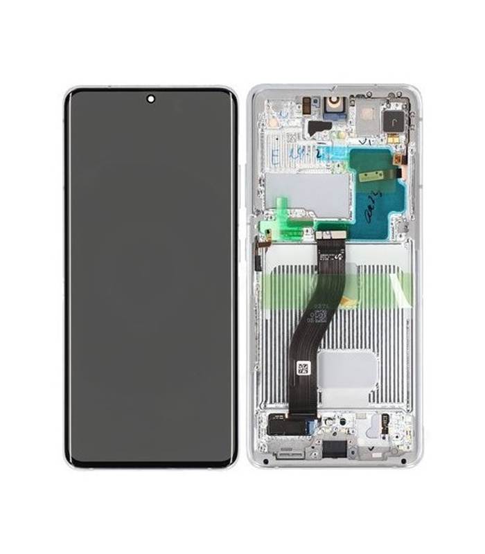 LCD Display Service Pack Galaxy S21 Ultra G998 GH82-26035B - Zilver