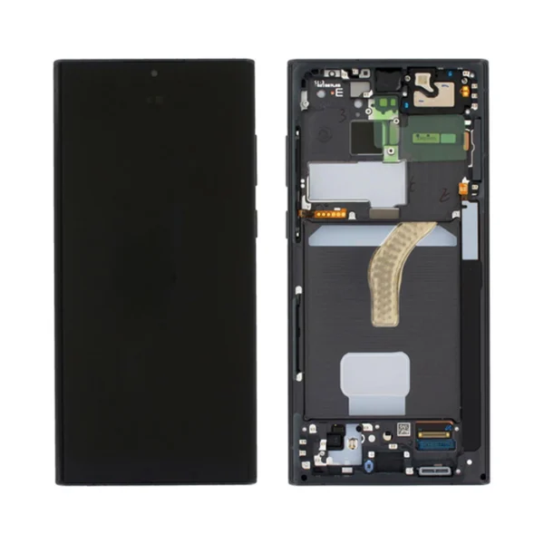 LCD Display Service Pack Galaxy S22 Ultra S908B GH82-27489C - Wit