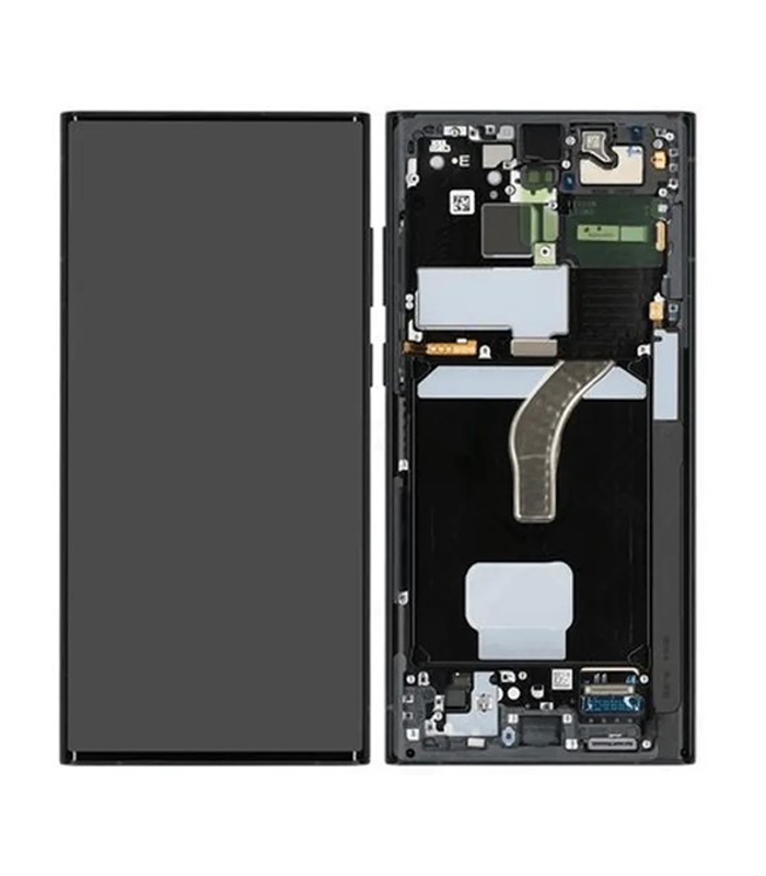 LCD Display Service Pack Galaxy S22 Ultra S908B GH82-27489E - Graphite