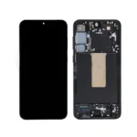 LCD Display Service Pack Galaxy S23 G911 with Frame GH82-30480A - Zwart