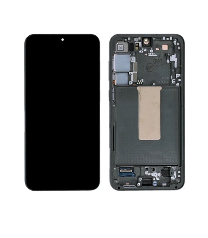 LCD Display Service Pack Galaxy S23 G911 with Frame GH82-30480C - Groen