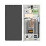 LCD Display Service Pack Galaxy S23 Ultra G918 with Frame GH82-30465B - Cream Beige