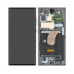 LCD Display Service Pack Galaxy S23 Ultra G918 with Frame GH82-30465C - Groen