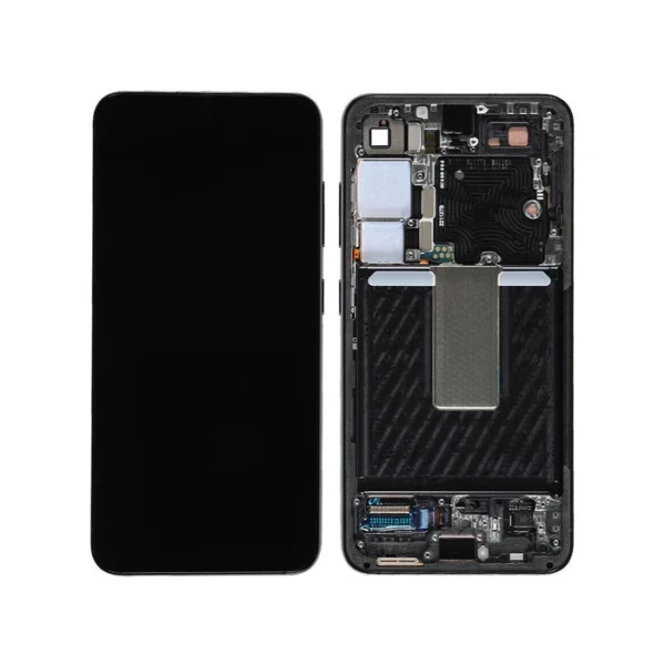 LCD Display Service Pack Galaxy S23FE S711 GH82-32854A with Frame - Zwart