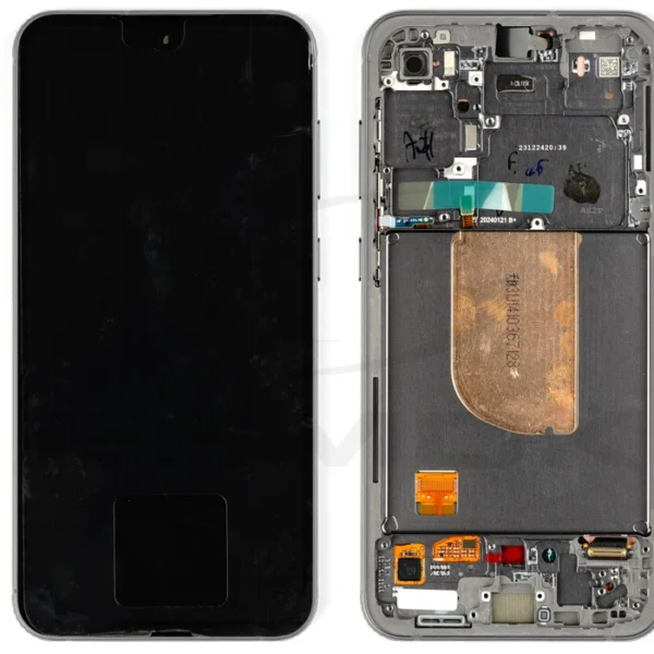 LCD Display Service Pack Galaxy S23FE S711 GH82-32854B with Frame - Wit