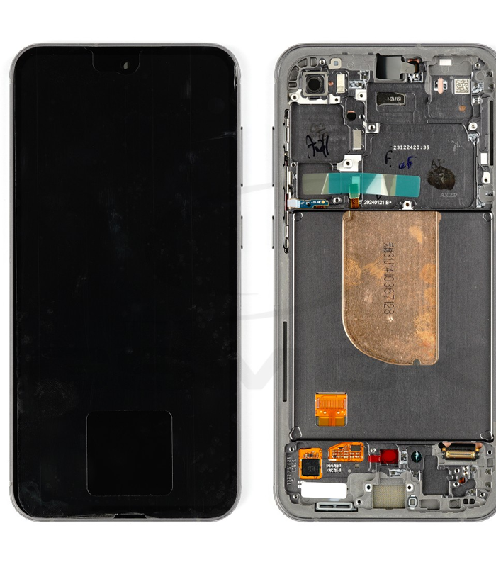 LCD Display Service Pack Galaxy S23FE S711 GH82-32854B with Frame - Wit