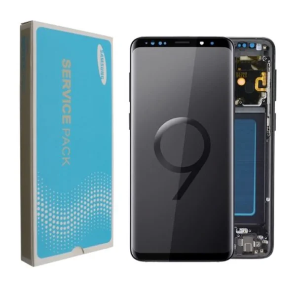 LCD Display Service Pack Galaxy S9 G960 GH97-21696A - Zwart