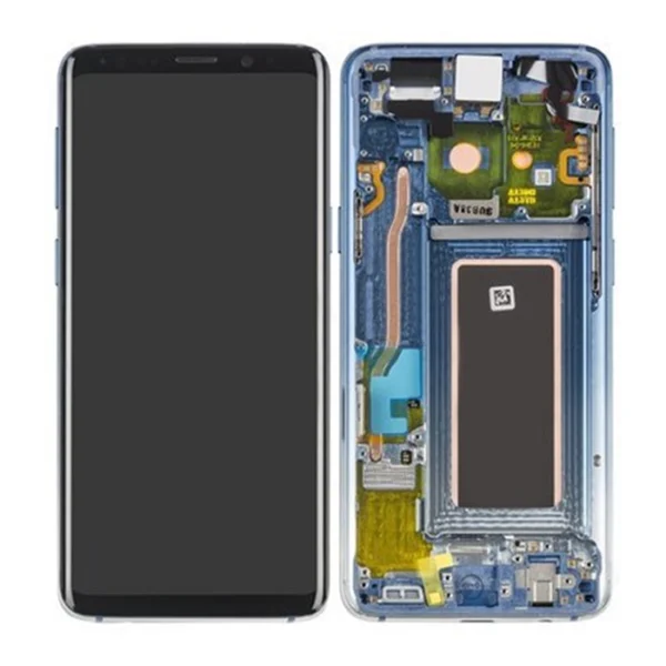 LCD Display Service Pack Galaxy S9 G960 GH97-21696G - Aqua Blue