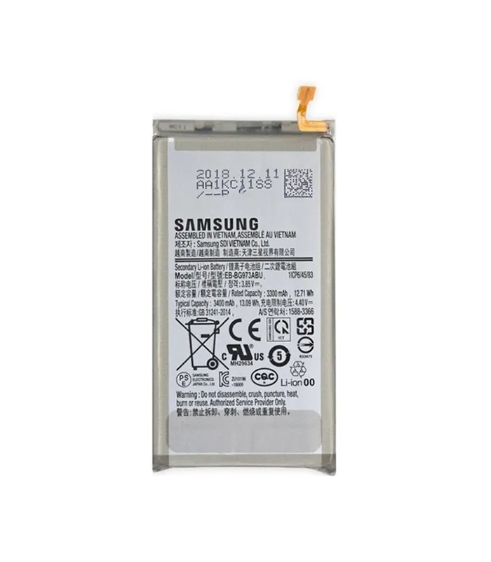 MP Batterij Galaxy S10 EB-BG973ABU 3300mAh 3400mAh - Bulk