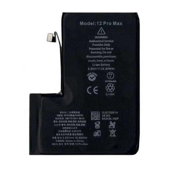 MP Batterij iPhone 12 Pro Max 3687mAh - Bulk
