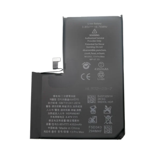 MP Batterij iPhone 13 Pro Max 4352mAh - Bulk