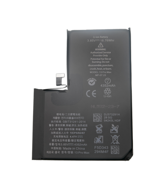 MP Batterij iPhone 13 Pro Max 4352mAh - Bulk