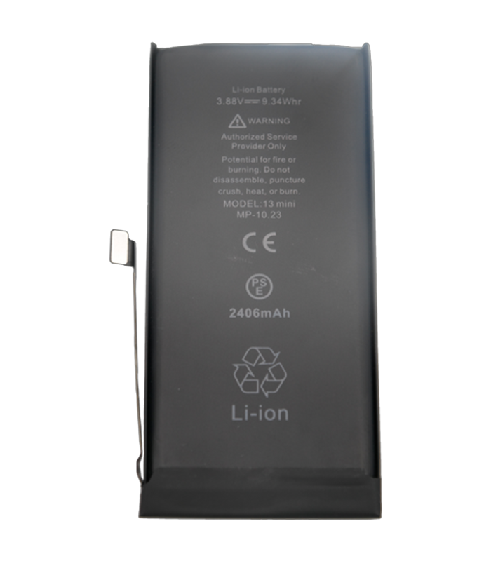 MP New Tech Batterij iPhone 13 Mini 2406mAh