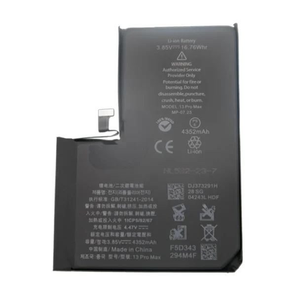 MP New Tech Batterij iPhone 13 Pro Max 4352mAh - Bulk
