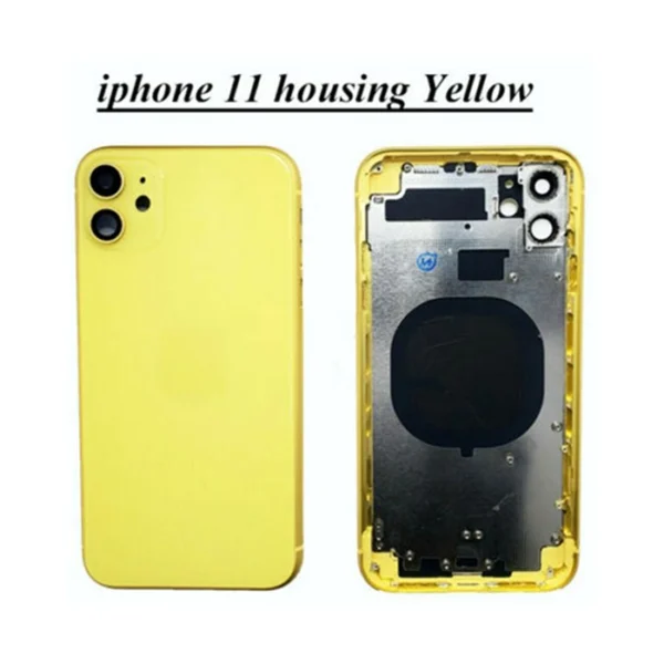 iPhone 11 - Back Housing Complete (Pulled) no Battery - Geel