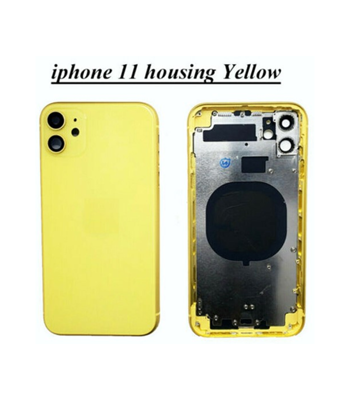 iPhone 11 - Back Housing Complete (Pulled) no Battery - Geel