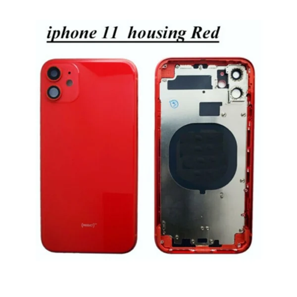 iPhone 11 - Back Housing Complete (Pulled) no Battery - Rood