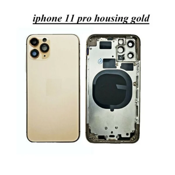 iPhone 11 Pro - Back Housing Complete (Pulled) no Battery - Goud