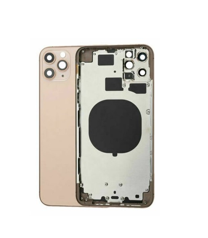 iPhone 11 Pro Max - Back Housing Complete (Pulled) no Battery - Goud