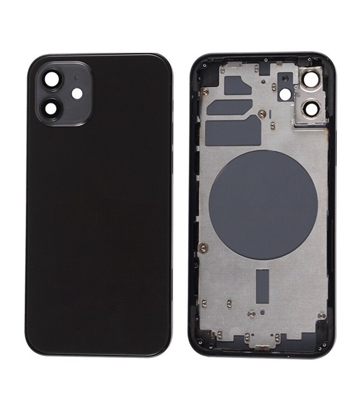 iPhone 12 - Back Housing Complete (Pulled) no Battery - Zwart